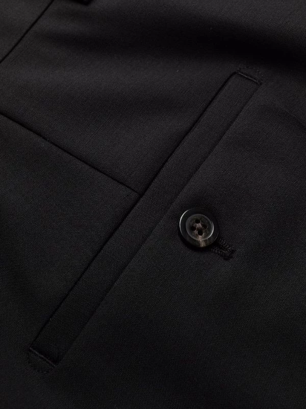 ( Nouvelle Collection ) Rick Owens 09 BLACK Pantalon De Costume Crop Homme 9 ( Nouvelle Collection ) Rick Owens 09 BLACK Pantalon De Costume Crop Homme – Image 7