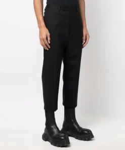 ( Nouvelle Collection ) Rick Owens 09 BLACK Pantalon De Costume Crop Homme 11 ( Nouvelle Collection ) Rick Owens 09 BLACK Pantalon De Costume Crop Homme -Rick Owens Soldes 17818155 37509763 600