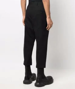 ( Nouvelle Collection ) Rick Owens 09 BLACK Pantalon De Costume Crop Homme 12 ( Nouvelle Collection ) Rick Owens 09 BLACK Pantalon De Costume Crop Homme -Rick Owens Soldes 17818155 37510690 600