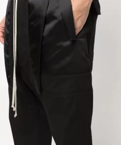 Rick Owens Pantalon Sarouel à Taille à Lien De Resserrage 09 BLACK -Rick Owens Soldes 17818156 37809172 600