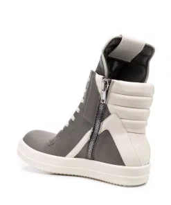 ( Nouvelle Collection ) Rick Owens 34111 DUST MILK MILK Baskets Montantes Geobasket Homme -Rick Owens Soldes 17821786 37524238 600