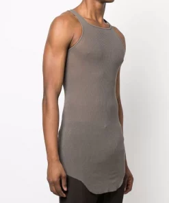 ( Nouvelle Collection ) Rick Owens T-shirt En Soie Mélangées Homme -Rick Owens Soldes 17821789 37577875 600