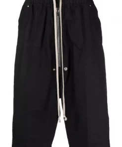 ( Nouvelle Collection ) Rick Owens Short Sarouel à Lien De Resserrage Homme