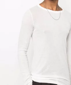 ( Nouvelle Collection ) Rick Owens T-shirt à Encolure Ras Du Cou 11 MILK -Rick Owens Soldes 17822601 37545006 600