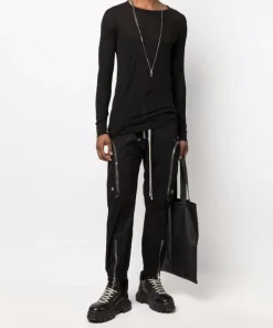 ( Nouvelle Collection ) Rick Owens T-shirt à Encolure Ras Du Cou Homme -Rick Owens Soldes 17823459 37544391 600