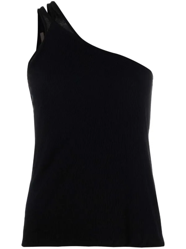 ( Nouvelle Collection ) Rick Owens Débardeur Nervuré à Design Superposé 09 BLACK 3 ( Nouvelle Collection ) Rick Owens Débardeur Nervuré à Design Superposé 09 BLACK