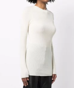 ( Nouvelle Collection ) Rick Owens 21 NATURAL Haut En Maille Fine Nervurée Femme 9 ( Nouvelle Collection ) Rick Owens 21 NATURAL Haut En Maille Fine Nervurée Femme -Rick Owens Soldes 17830952 38345213 600