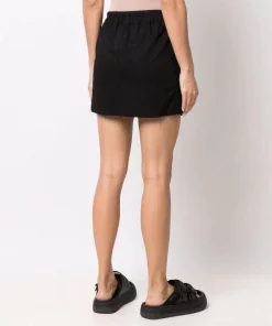 Rick Owens 09 BLACK Minijupe Fog Femme -Rick Owens Soldes 17831037 37518612 600