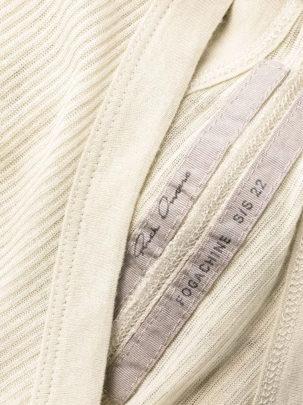 ( Nouvelle Collection ) Rick Owens 32 VANILLA Robe Nervurée à Design à Une épaule Femme 10 ( Nouvelle Collection ) Rick Owens 32 VANILLA Robe Nervurée à Design à Une épaule Femme – Image 8