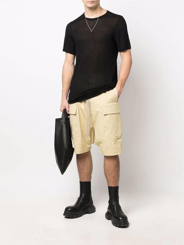 ( Nouvelle Collection ) Rick Owens Short Sarouel à Taille à Lien De Resserrage Homme 4 ( Nouvelle Collection ) Rick Owens Short Sarouel à Taille à Lien De Resserrage Homme – Image 2