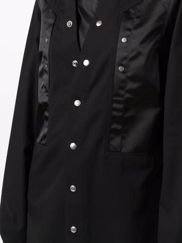 ( Nouvelle Collection ) Rick Owens Chemise à Design à Empiècements Femme 7 ( Nouvelle Collection ) Rick Owens Chemise à Design à Empiècements Femme – Image 5