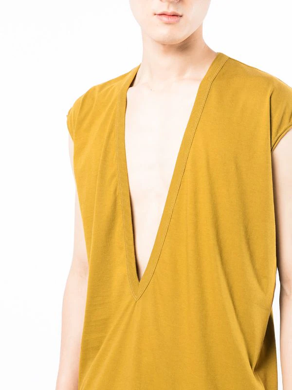 ( Nouvelle Collection ) Rick Owens Débardeur Dylan à Col V Profond 72 SULPHATE 7 ( Nouvelle Collection ) Rick Owens Débardeur Dylan à Col V Profond 72 SULPHATE – Image 5