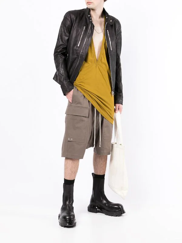 ( Nouvelle Collection ) Rick Owens Short à Poches Cargo 34 DUST 4 ( Nouvelle Collection ) Rick Owens Short à Poches Cargo 34 DUST – Image 2