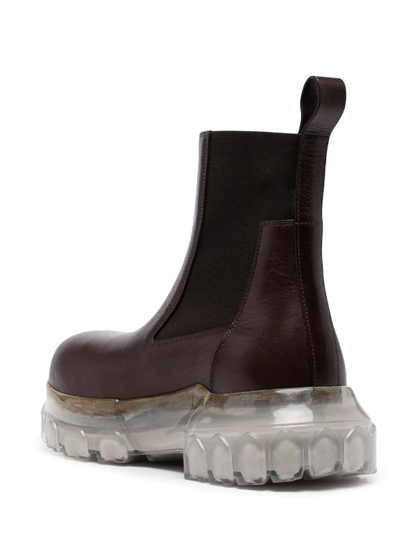 ( Nouvelle Collection ) Rick Owens Bottines En Cuir De Veau 640 5 ( Nouvelle Collection ) Rick Owens Bottines En Cuir De Veau 640 – Image 3