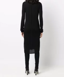 ( Nouvelle Collection ) Rick Owens Cardigan à Boutons Pression 09 NERO -Rick Owens Soldes 17858294 37884140 600