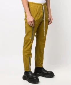 ( Nouvelle Collection ) Rick Owens 72 SULPHATE Pantalon Fuselé à Taille à Lien De Resserrage Homme -Rick Owens Soldes 17859490 37969335 600