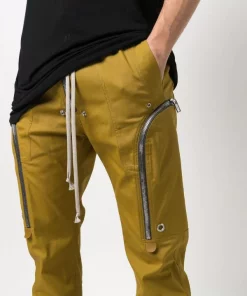 ( Nouvelle Collection ) Rick Owens 72 SULPHATE Pantalon Fuselé à Taille à Lien De Resserrage Homme -Rick Owens Soldes 17859490 37969343 600