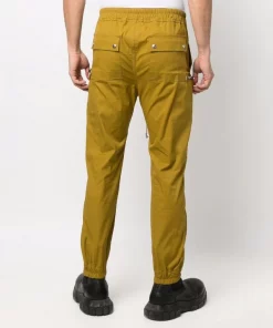 ( Nouvelle Collection ) Rick Owens 72 SULPHATE Pantalon Fuselé à Taille à Lien De Resserrage Homme -Rick Owens Soldes 17859490 37970329 600