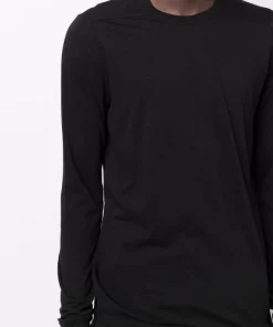 ( Nouvelle Collection ) Rick Owens T-shirt à Encolure Ras Du Cou 09 BLACK -Rick Owens Soldes 17859934 38551426 600