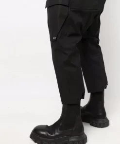 ( Nouvelle Collection ) Rick Owens 09 BLACK Pantalon De Jogging Sarouel à Lien De Resserrage Homme -Rick Owens Soldes 17859936 37625319 600