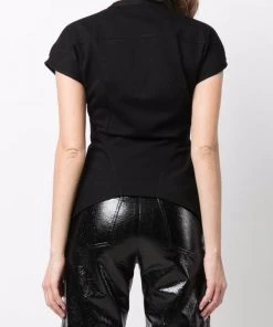 ( Nouvelle Collection ) Rick Owens Blouse Sans Manches à Col V Femme -Rick Owens Soldes 17860685 37672854 600