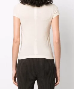 ( Nouvelle Collection ) Rick Owens T-shirt à Manches Courtes Femme -Rick Owens Soldes 17860698 38546923 600