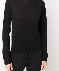 ( Nouvelle Collection ) Rick Owens Haut Biker Level à Encolure Ronde Femme -Rick Owens Soldes 17860708 38456595 600