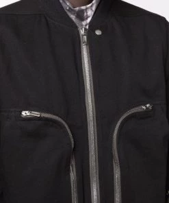 ( Nouvelle Collection ) Rick Owens Veste Bomber à Fermeture Zippée Homme -Rick Owens Soldes 17861239 38458983 600
