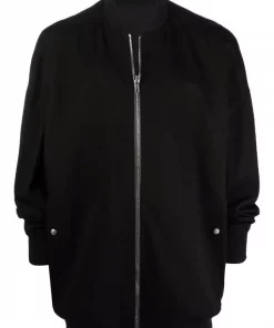 ( Nouvelle Collection ) Rick Owens Veste Bomber En Coton Homme
