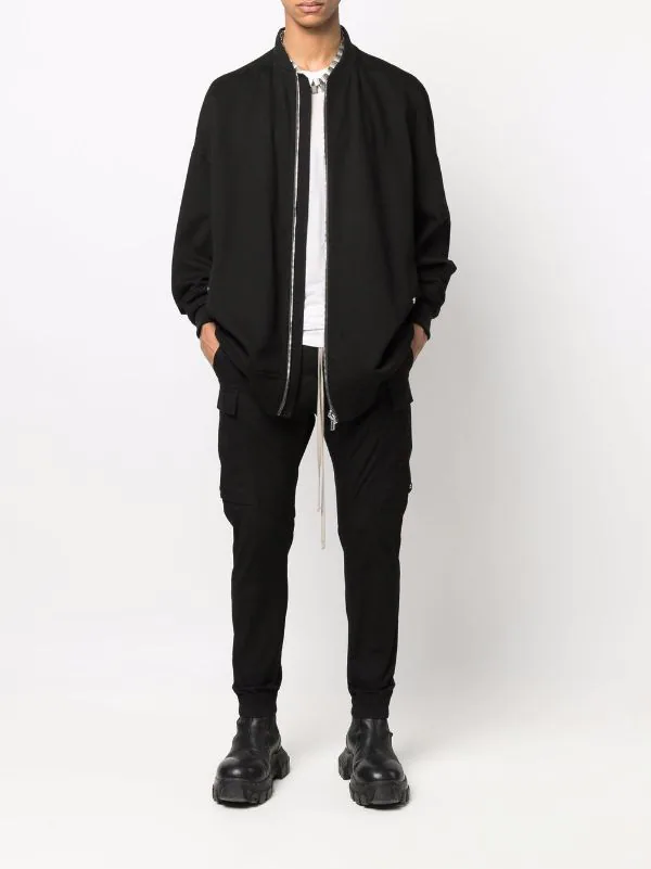 ( Nouvelle Collection ) Rick Owens Veste Bomber En Coton Homme 4 ( Nouvelle Collection ) Rick Owens Veste Bomber En Coton Homme – Image 2