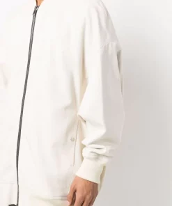 ( Nouvelle Collection ) Rick Owens 2134 NATURAL/DUST Veste Bomber En Coton Homme -Rick Owens Soldes 17863362 37802891 600