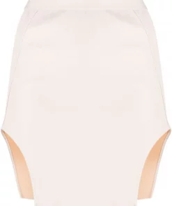 ( Nouvelle Collection ) Rick Owens Minijupe Diana à Fentes 21 NATURAL