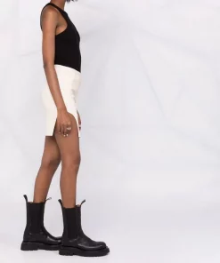 ( Nouvelle Collection ) Rick Owens Minijupe Diana à Fentes 21 NATURAL -Rick Owens Soldes 17873561 37818262 600