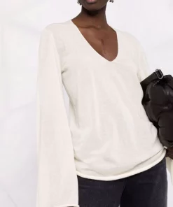 ( Nouvelle Collection ) Rick Owens Haut Toga En Cachemire Femme -Rick Owens Soldes 17874184 37821113 600