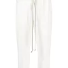 Rick Owens 11 MILK Pantalon Fuselé Court à Lien De Resserrage Femme -Rick Owens Soldes 17875049 37850599 600