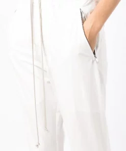 Rick Owens 11 MILK Pantalon Fuselé Court à Lien De Resserrage Femme -Rick Owens Soldes 17875049 37850601 600