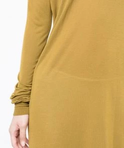 ( Nouvelle Collection ) Rick Owens GREEN Haut En Maille à Col V Femme -Rick Owens Soldes 17875427 37757534 600