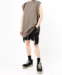 ( Nouvelle Collection ) Rick Owens T-shirt Tarp à Design Sans Manches Homme -Rick Owens Soldes 17876105 37900509 600