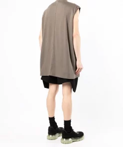 ( Nouvelle Collection ) Rick Owens T-shirt Tarp à Design Sans Manches Homme -Rick Owens Soldes 17876105 37901089 600