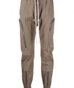 ( Nouvelle Collection ) Rick Owens Pantalon Fuselé à Zips Homme