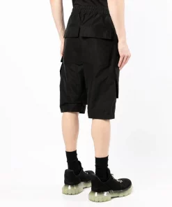 ( Nouvelle Collection ) Rick Owens Short à Coupe Sarouel BLACK -Rick Owens Soldes 17876142 38485125 600