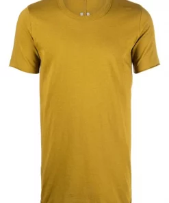 ( Nouvelle Collection ) Rick Owens 72 SULPHATE T-shirt à Coupe Longue Homme