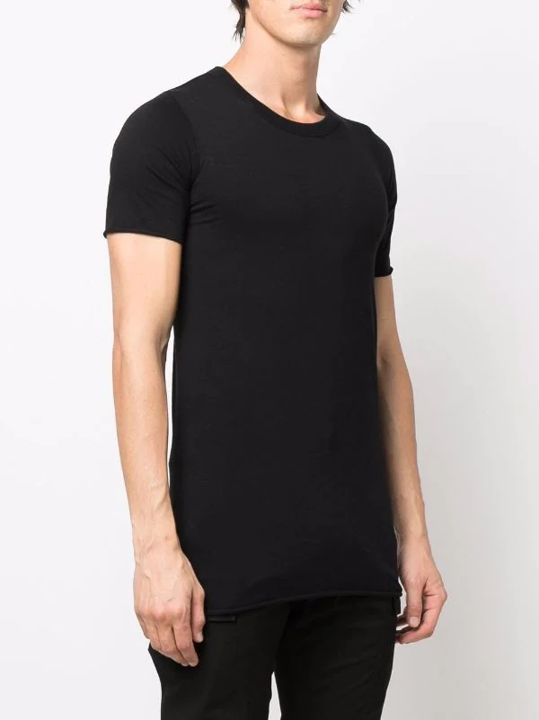 ( Nouvelle Collection ) Rick Owens T-shirt à Coupe Longue 09 BLACK 5 ( Nouvelle Collection ) Rick Owens T-shirt à Coupe Longue 09 BLACK – Image 3