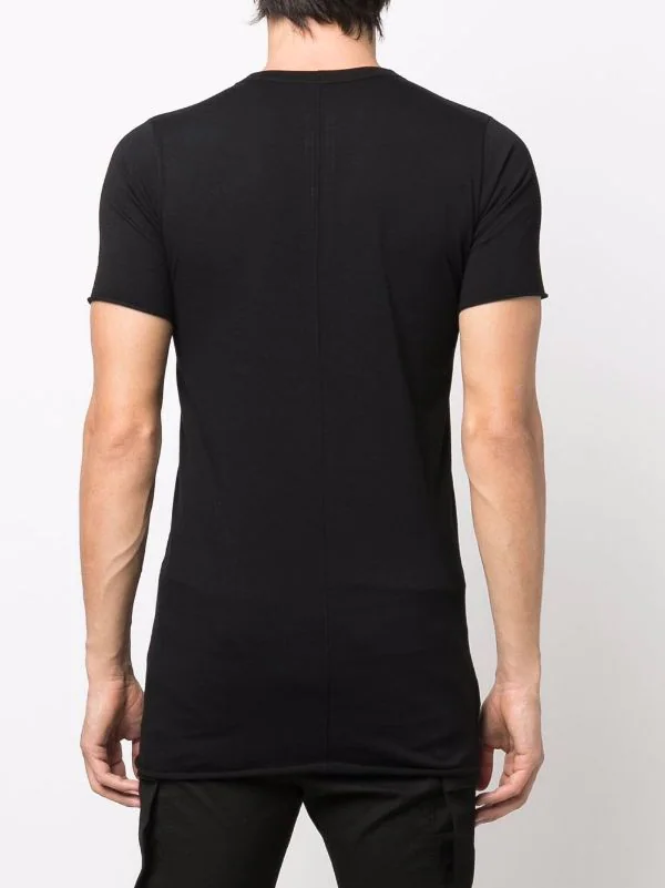 ( Nouvelle Collection ) Rick Owens T-shirt à Coupe Longue 09 BLACK 6 ( Nouvelle Collection ) Rick Owens T-shirt à Coupe Longue 09 BLACK – Image 4