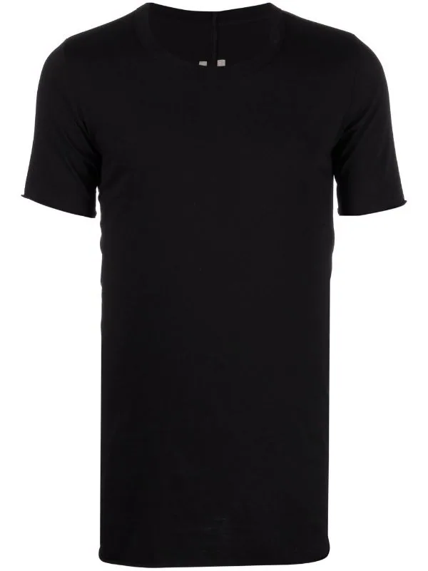 ( Nouvelle Collection ) Rick Owens T-shirt à Coupe Longue 09 BLACK 3 ( Nouvelle Collection ) Rick Owens T-shirt à Coupe Longue 09 BLACK