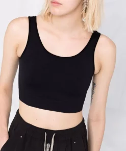 Rick Owens Débardeur à Coupe Crop Femme -Rick Owens Soldes 17881210 38554748 600