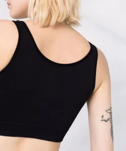 Rick Owens Débardeur à Coupe Crop Femme -Rick Owens Soldes 17881210 38555469 600