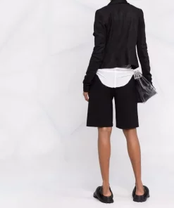 Rick Owens 09 BLACK Veste De Moto En Cuir Femme -Rick Owens Soldes 17881284 37880266 600