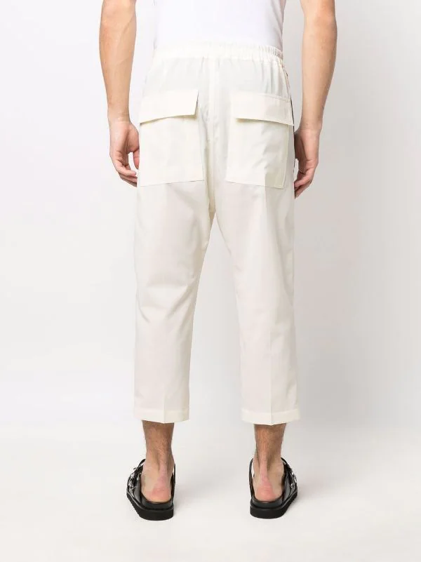 ( Nouvelle Collection ) Rick Owens 2134 NATURAL DUST Pantalon Court à Lien De Resserrage Homme 6 ( Nouvelle Collection ) Rick Owens 2134 NATURAL DUST Pantalon Court à Lien De Resserrage Homme – Image 4