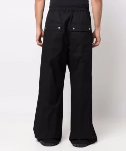 ( Nouvelle Collection ) Rick Owens 09 BLACK Pantalon De Jogging à Coupe Ample Homme -Rick Owens Soldes 17881672 38138425 600